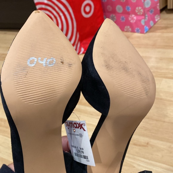 Black Suede Steve Madden Heels - Picture 3 of 3